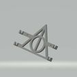 Wand-stand.jpg Harry Potter Deathly Hallows Wall mounted wand display