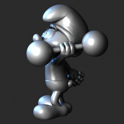 03.jpg Ein kräftiger Schlumpf / Schlumpfender Schlumpf