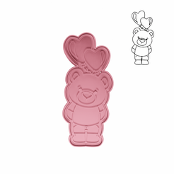 Oso-Corazon-2.png Stamp with grip "Heart Bear".