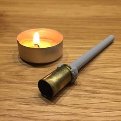 IMG_2105.JPG STL-Datei Candle extinguisher .45 ACP kostenlos・3D-Druck-Modell zum herunterladen