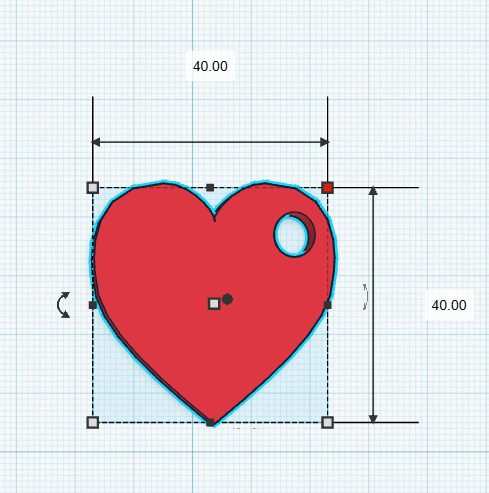 HEART SHAPED KEYCHAIN