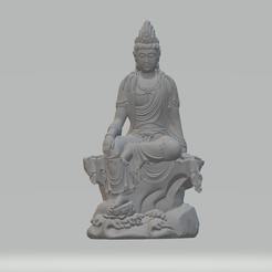 1.png Modelo de impresión 3D del Bodhisattva Avalokitesvara