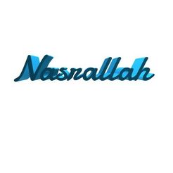 Nasrallah.jpg Файл STL Насралла・Шаблон для 3D-печати для загрузки