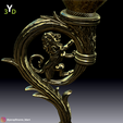 5.png Hogwarts Gryffindor Candlestick Holder