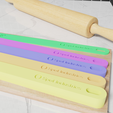 download_2_9f00f15f-e266-41d9-9193-0e55e5496f46.png Dough Stick Pairs 9in Long Set of 6. Get The Perfect Height Every Time With Our Eco-Friendly Dough Stick Set
