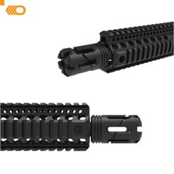 muzzle 5.jpg STL-Datei Airsoft - Mündungsbremse 5・Modell zum Herunterladen und 3D-Drucken