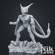 Luffy-14.jpg Imperfect Cell Dragon Ball 3D Printable