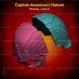 5.jpg Captain American Helmet From Marvel comics - Fan Art 3D print model