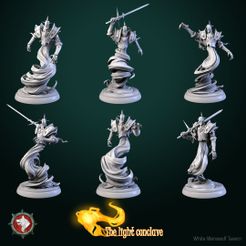 Living_Armor_set.jpg Archivo 3D Set de armadura viviente 6 miniaturas 32mm preportadas・Modelo de impresora 3D para descargar
