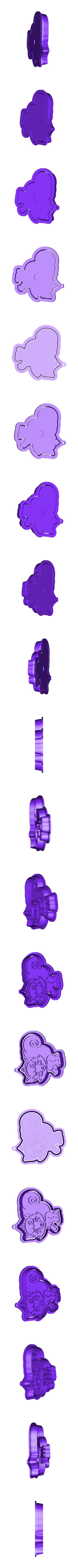 6.stl Emporte-pièce princesse féline