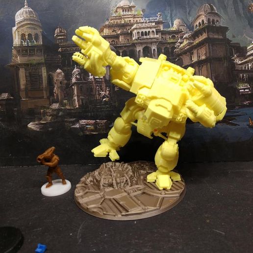 Remixed Poseable Upper Arm for Windup Automated Mausoleum 3D model