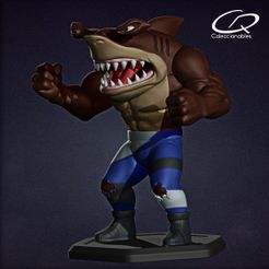 Jab_Color_v01.jpg Fichier 3D Street Sharks fan art - Jab corps entier・Plan à imprimer en 3D à télécharger