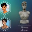 01.jpg Rihanna sculpture Ready to 3D Print