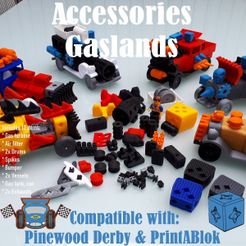 07.Accessories_Gaslands_00.jpg Free STL file Gaslands Accessories PrintABlok・3D printable design to download