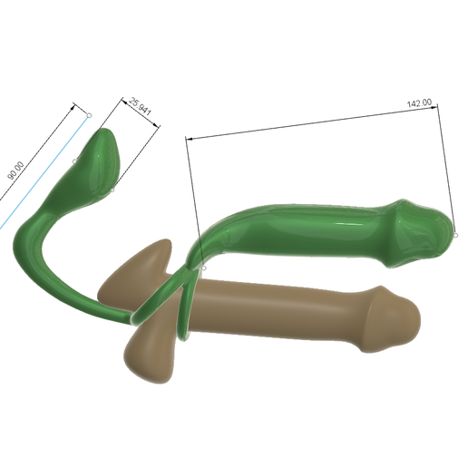 ♂️ männlich Double Loop Anal Plug männlich Prostata Massage Butt mit  Strapon Dick Dong Dildo für das zweite Loch 