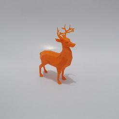 resize-nf01.jpg Fichier STL Raindeer LowPoly・Design pour imprimante 3D à télécharger
