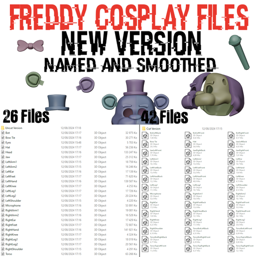 Freddy-2.png Freddy Files para Cosplay o Animatronic Nueva Versión