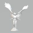 d angel b.jpg Fallen Angel with Base Sculpture Anime Angel Statue
