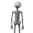 et_0041.png Ancient Alien Mummy creature from NAZCA Peru / Mexico - Ready for 3D Printing 3D print model