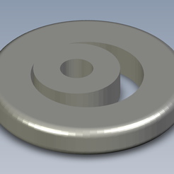 b.png STL file Bayonetta Symbol Checker Piece・3D print model to download