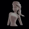 2.jpg Disney Elsa Frozen Statue Sculpt 3D Print Files (Download files) figure digital pattern 3D Princess printing figurine