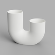 Ceramic_vase_design_2023-Dec-14_08-44-27PM-000_CustomizedView953887423.png U-Shaped Textured Vase