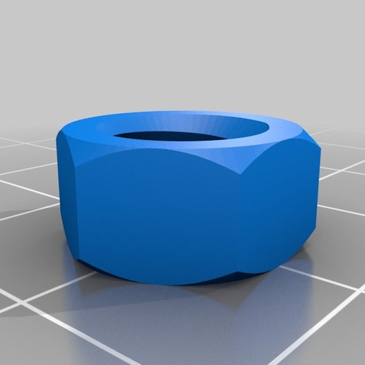 Nut for Ferret Litter Pan - 3D model önizlemesi