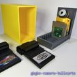 gbgbc-camera-tallcarts.jpg Handheld Cartridges Storage (Gameboy, Color, Advance, DS, 3DS, Switch, Game Gear)