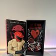IMG_6051.jpg Caught Up Inspired Book Nook STL | Biker Romance Dark Romance Shelf Decor | Spicy BookTok Bookshelf Insert