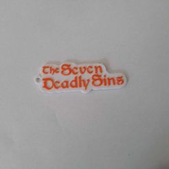 The-Seven-Deadly-Sins.jpg Fichier STL Porte-clés Anime "Les sept péchés capitaux・Modèle à télécharger et à imprimer en 3D