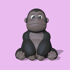 Gorilla1.PNG Cute Gorilla