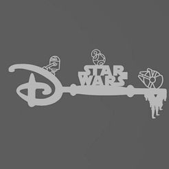 Capture.jpg STL file Star Wars key - Star Wars key - Disney・3D printable model to download
