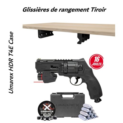 Storage slides for HDR T4E Umarex Case