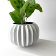 misprint-8261.jpg The Olin Planter Pot with Drainage | Tray & Stand Included | Modern and Unique Home Decor for Plants and Succulents  | STL File