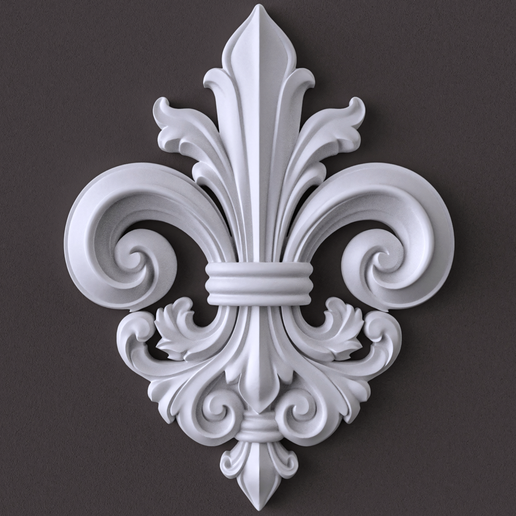 Fleur de Lis Architectural Ornament 17