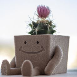 1141120.jpg STL file Happy Planter・Model to download and 3D print, Green-Layers