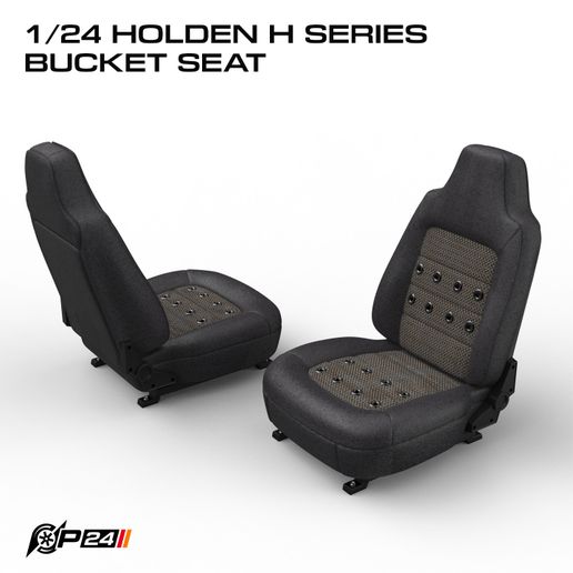 1/24 HOLDEN H Series bucket seat - 3D model önizlemesi
