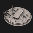 05.JPG custome rubble  Base for miniatures - Figures version 01