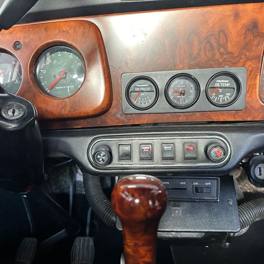 Austin Mini Cooper Rover Classic additional instrument holder