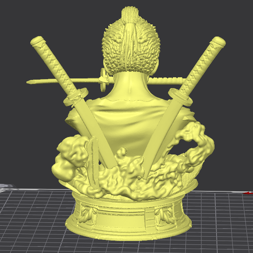 🤴 Roronoa Zoro – King of Hell Bust STL | Wano Arc Fan Art | 3D