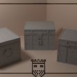 chest01.jpg Medieval fantasy chest 1 3D print model