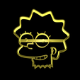 Lisa Simpson.png STL file The simpson cookie cutter set・3D printer model to download