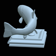 Rainbow-trout-trophy-open-mouth-1-37.png fish rainbow trout / Oncorhynchus mykiss trophy statue detailed texture for 3d printing