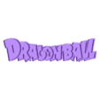 Dragon_Ball_Logo_Negro.stl Dragon Ball Logo