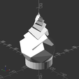 CubicChristmasTreeV1.1_T4.png Cubic Christmas Tree (OpenSCAD) - Update V1.2 (2020-10-27)