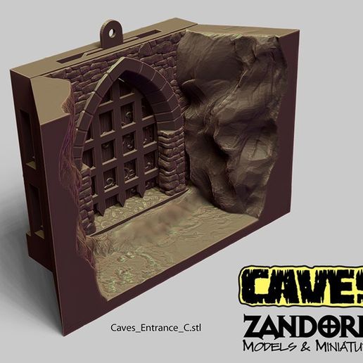 Caves_Entrance_C3.jpg Caves, Modular terrain for Tabletop Games