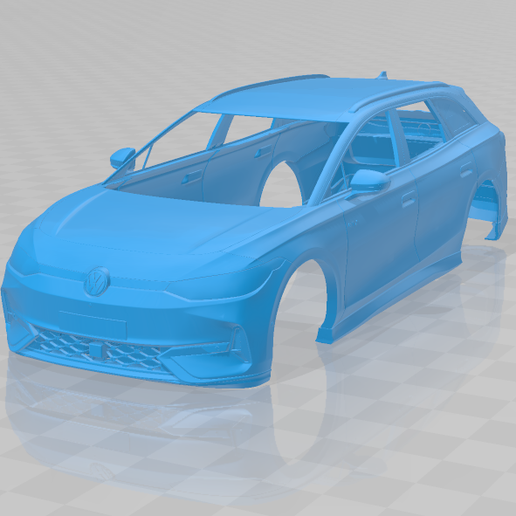Volkswagen ID.7 GTX Tourer - Body Car STL Model