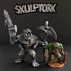 Warboss-Print-01.png STL-Datei Ork-Kriegsboss・3D-druckbares Design zum Herunterladen