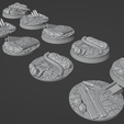 ovw.png 5x 40mm base industrial desert (+toppers) [set 1]