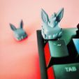 flareon02real.jpg Flareon Pokemon - Keycap 3D mechanical keyboard - Eeveelutions